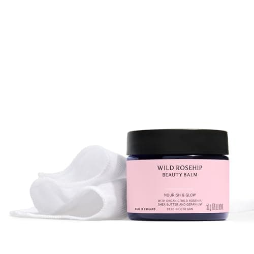 Image of Neal's Yard Remedies Wild Rosehip Beauty Balm, Radiant & Nourished Skin, For All Skin Types, Vegan & Cruelty-Free, 50g