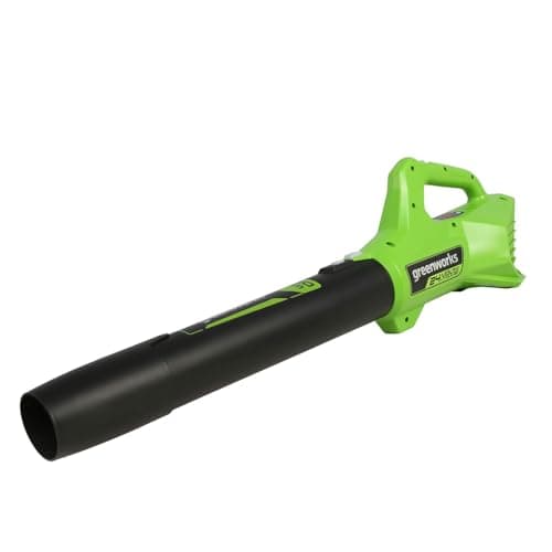 Image of Greenworks Cordless Leaf Blower, Lightweight Axial Battery Leaf Blower 145km/h 9.08m3/min WITHOUT 24V Battery & Charger, Electric Leaf Blower Cordless Garden Blower, 3 Year Guarantee G24ABII
