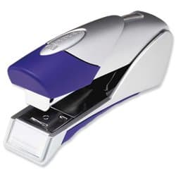 Image of Rexel Gazelle Stapler Half strip Throat 50mm Metallic Blue