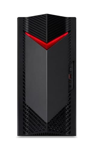 Image of acer NITRO 50 N50-650 Gaming Desktop - Intel Core i5-13400F, 16GB, 512GB SSD, Nvidia RTX 4060, N/A, Windows 11, Black
