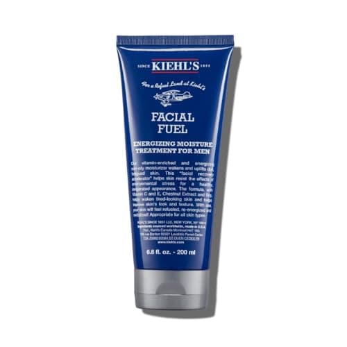 Image of Kiehl's Facial Fuel Moisturiser for Men, Energising Daily Men's Face Cream with Caffeine, Vitamins and Chestnut Extract that Contain Antioxidants to Help Reduce Dullness, (Full Size or Bundle)