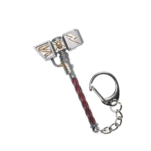 Image of Starforged Warhammer 40000 Thunderhammer & Thunderhead KeyChain Space Marines Astartes WH40 Jewelry