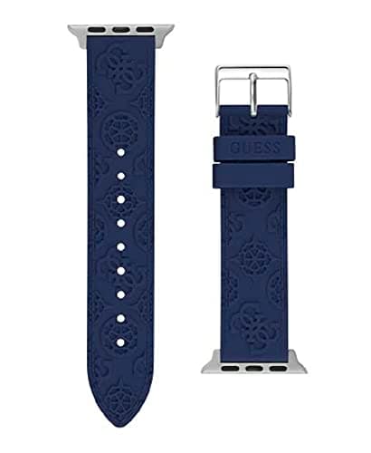 Image of GUESS Ladies smartwatch band compatible with Apple watch (38MM-40MM), Blue