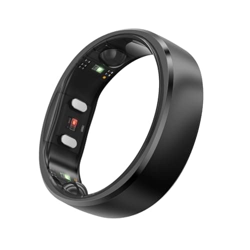 Image of RingConn Gen 2, World’s First Smart Ring with Sleep Apnea Monitoring, No APP Subscription, 12-Day Battery Life, Stress/Heart Rate/Women's Health Tracker, Android & iOS Compatible (Black, Size 11)