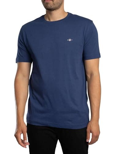 Image of GANT Men's Regular Shield T-Shirt, Persian Blue, L