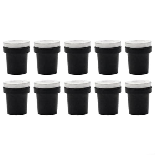 Image of 10 Pieces Sandblaster Nozzles with Ceramic Liners, 2-3.5mm Hole Diameter Replacement Tips for 5 Gallon Sandblasting Tanks, Black Plastic Jacket Air Tool Parts(3mm)