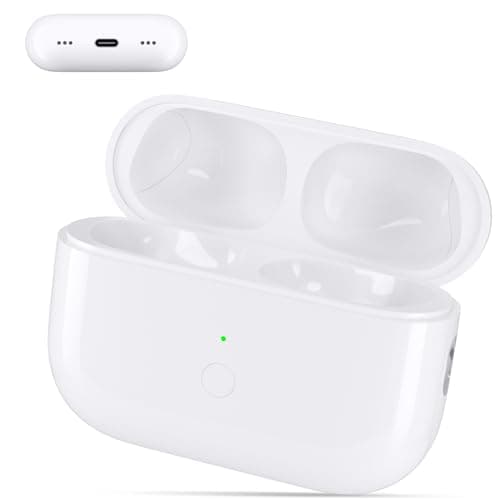 Image of Meliif Wireless Charging Case for Air Pods Pro 1st / 2nd Gen USB-C Port，Replacement Cases Compatible with Air Pod Pro 1/2, Qi-Certified with Bluetooth Pairing Sync Button Typc-C