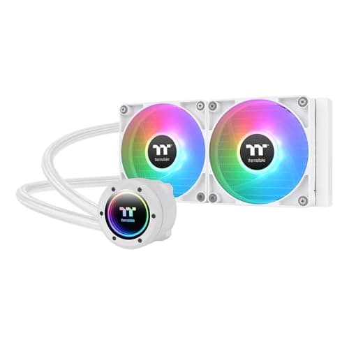Image of Thermaltake TH280 V2 Ultra ARGB Sync/AlO Liquid Cooler/ARGB Fan 140 * 2/PWM 500~1800rpm/Water Block 2.1" LCD/White, CL-W406-PL14SW-A