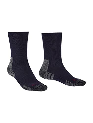 Image of Bridgedale Mens Hike Lightweight Merino Performance Boot Original Socks, Navy / Grey, 6-8 EU