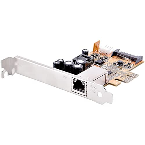 Image of StarTech.com 1 Port 2.5Gbps PoE Network Card, PCIe Ethernet Card w/RJ45, 30W 802.3at PoE NIC for Desktops/Servers, Network PoE LAN Adapter w/Low-Profile Bracket, NBaseT, Windows/Linux (ST1000PEXPSE)