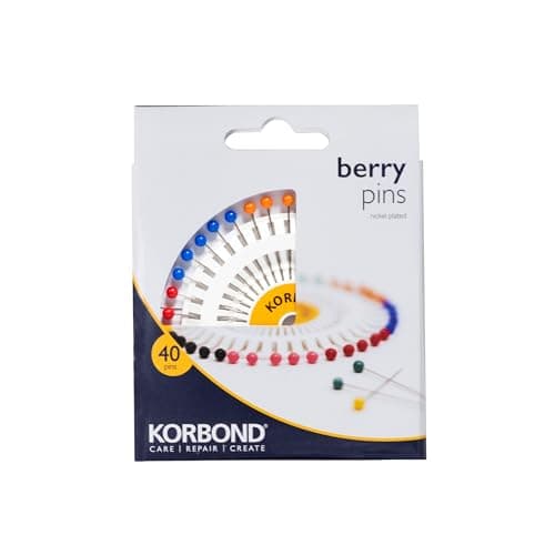Image of Korbond 40 Berry Pins-110170, Nickel, Asst, Red
