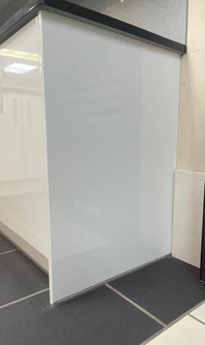 Image of Top Living MCR White gloss Kitchen Cabinet Base end panel (900X650mm)