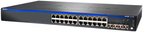 Image of Juniper EX 2200 24 Port 10/100/1000BASE-T Ethernet Switch with PoE and 4x SFP Gigabit Ethernet Uplink Ports (Refurbished)
