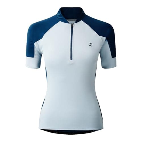 Image of Dare 2b Womens Flutter Jersey Cycling Shirt, Skywy/Mnltdm, 8 EU Blue