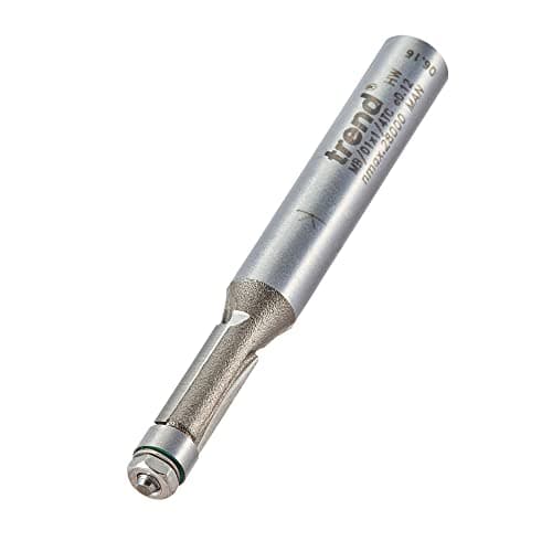 Image of Trend Professional Miniature Trimmer Router Cutter, 1/4 Inch Shank, 4.8mm Cut Diameter, 11mm Cut Length, Tungsten Carbide Tipped, MB/01X1/4TC