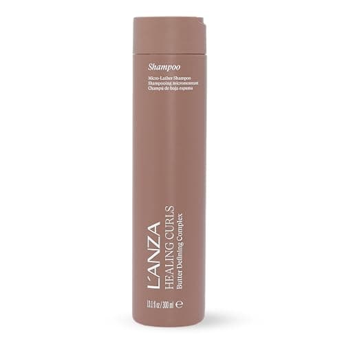Image of L'ANZA Healing Curls Butter Shampoo - Curly Hair Shampoo for a Creamy, Colour-Safe Cleanse and Refreshed Curls - Paraben and Sulphate Free Shampoo (236ml)