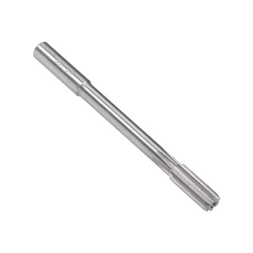 Image of sourcing map 8mm Chucking Reamer, HSS Cobalt M35 Lathe Machine Reamer D4 6 Straight Flutes, Round Shank Milling Cutting Tool, for Stainless Steel Alloy Copper Metal