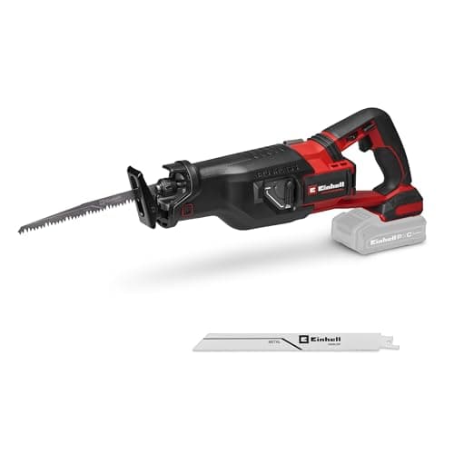 Image of Einhell Cordless Reciprocating Saw 18V PXC, 1300 W, Brushless, 32mm Stroke Height, 300mm Cutting Depth in Wood, incl. 2 x Saw Blades, Without Battery TP-AP 18/32 Li BL - Solo