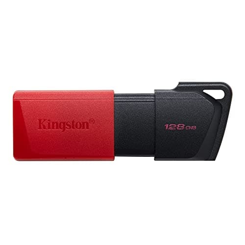 Image of Kingston DataTraveler Exodia M USB 3.2 Gen 1 DTXM/128GB - with Moving Cap (Black + Red)