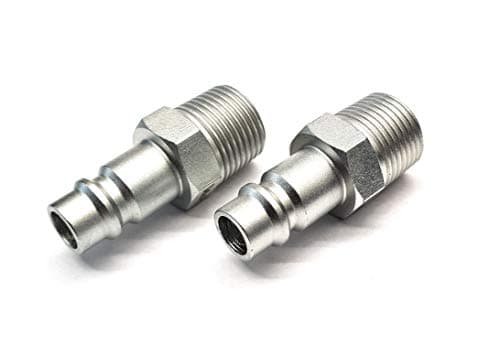 Image of 2 x Euro Standard Coupling - Male Quick Release Connector with 3/8" BSPT Male Thread - Cejn 320 Interchange
