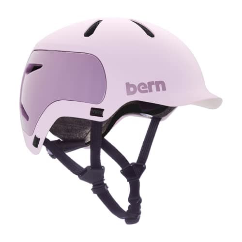 Image of BERN Watts 2.0 Unisex Adult Bicycle Helmet, Matte Lavender, S