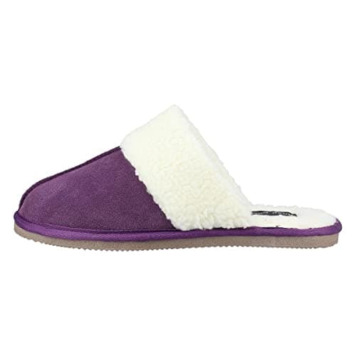 Image of Hush Puppies Female Arianna Mule Slippers, Purple, 3