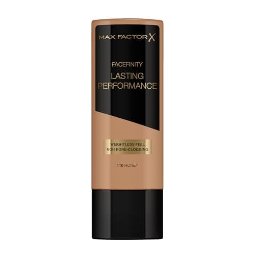 Image of Max Factor Lasting Performance Liquid Foundation, Honey, Full Coverage, Flawless and Radiant Finish, Lightweight Formula, Smudge Resistant, Non Pore-Clogging, Fragrance Free, 35ml