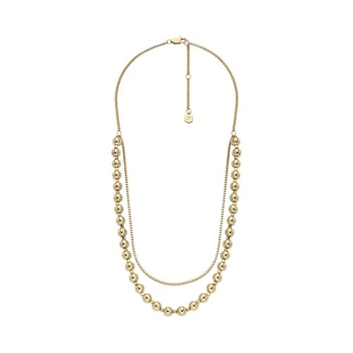 Image of Fossil Women's Jewelry Gold Stainless Steel Necklace, JA7248710