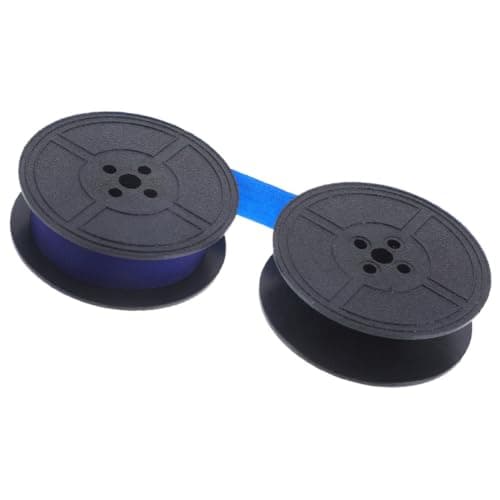 Image of Fenical Black Nylon Typewriter Ink Ribbon Replacement with Ink, Portable and Sturdy for Vintage Manual and Office Typewriters