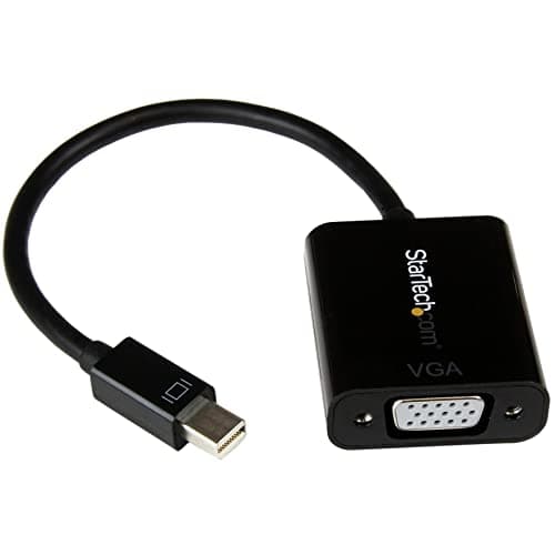 Image of StarTech.com Mini DisplayPort to VGA Adapter - DisplayPort 1.2 - 1080p - Thunderbolt to VGA Monitor Adapter - Mini DP to VGA (MDP2VGA2)