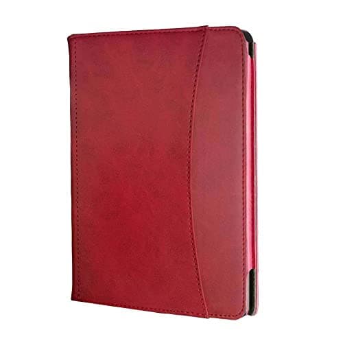 Image of AKLiSa Case for Kobo Aura One (Model: N709) Compatible eBook - Magnetic Sealed Aura One 7.8-inch N709 eBook Reader Protective Cover (claret)