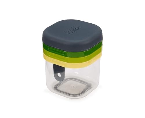 Image of Joseph Joseph Multi-Prep Mini, 3-in-1 Compact Space Saving Vegetable Chopper & Dicer, Egg Slicer, 3 Stainless Steel Wire Cutters