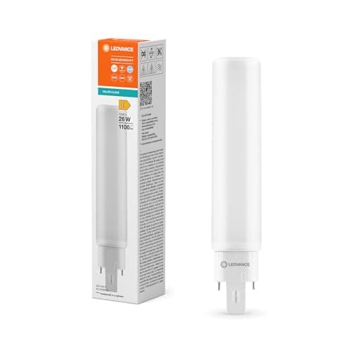 Image of Ledvance Dulux D/E LED 10 W - 840 Cool White | Replacement for 26 W, White-Black-Grey