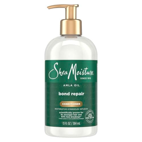 Image of Sheamoisture Shea Moisture Conditioner with Amla Oil to Strengthen Hair and Prevent Breakage Hydroplex Infusion 330ml White