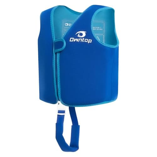 Image of Owntop Kids Swim Vest -Toddler Float Jacket with Crotch Strap | Buoyancy Aid for Swimming Training | Neoprene Swim Jacket | Lightweight Float Swimsuit | Boys Girls Aged 3-5 Years | Learn to Swim