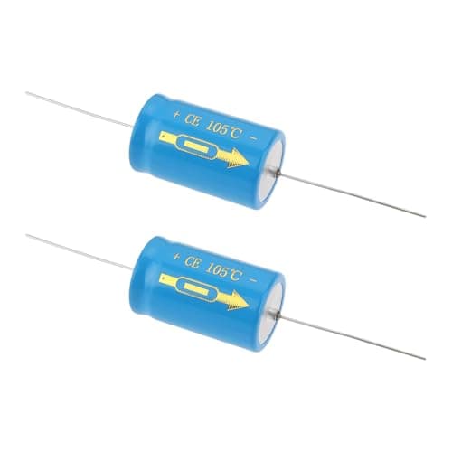 Image of eMagTech 2Pcs Axial Electrolytic Capacitor 2200UF 63V for Host Air Conditioner 22x36mm