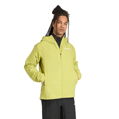 Image of adidas Men's Terrex Multi 2 Layer RAIN.RDY Jacket, preloved lime, S