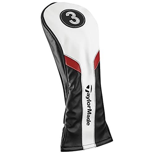 Image of TaylorMade Golf Fairway Headcover, Black|White, Large