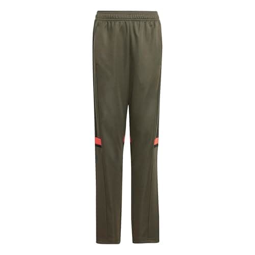Image of adidas Unisex Kids SQUADRA25 Training Pant Kids, Night Cargo/Black/semi Impact Orange, 11-12 Years