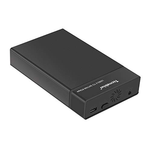 Image of Tccmebius TCC-S863-UK USB 3.0 to SATA External Hard Drive Enclosure Case for 2.5 3.5 inch SATA I/II/III HDD and SSD (Maximum support 20TB), Support UASP, Tool-free Installation