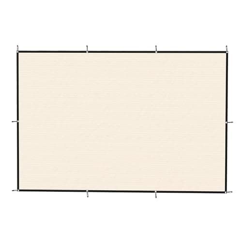 Image of Outsunny Sun Shade Sail, 2 x 3 m Rectangle Sunscreen Awning Canopy with Stainless Steel Eyelets and Bungee Cords, UV Protection Shade Sail for Outdoors, Garden, Patio, Beige