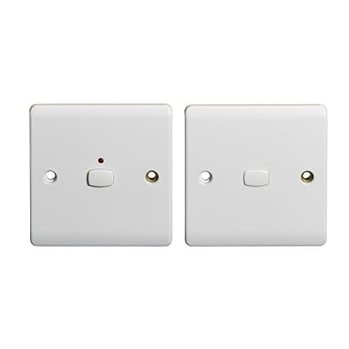 Image of Energenie MIHO043 "Alexa Compatible MiHome" 2-Way Light Switch, 250 W, 240 V, White