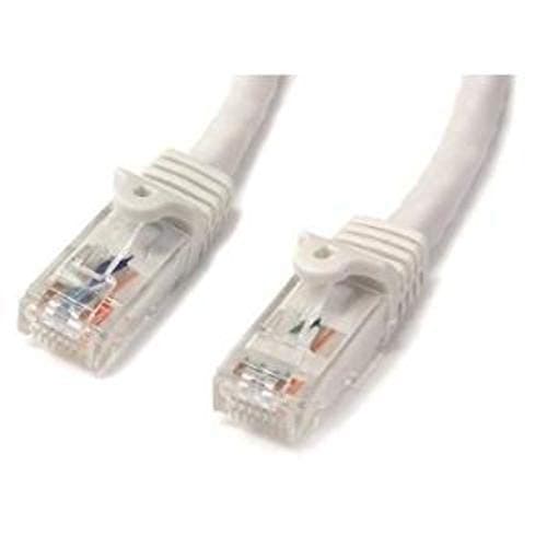Image of StarTech.com 3m CAT6 Ethernet Cable - White CAT 6 Gigabit Ethernet Wire -650MHz 100W PoE++ RJ45 UTP Category 6 Network/Patch Cord Snagless w/Strain Relief Fluke Tested UL/TIA Certified (N6PATC3MWH)