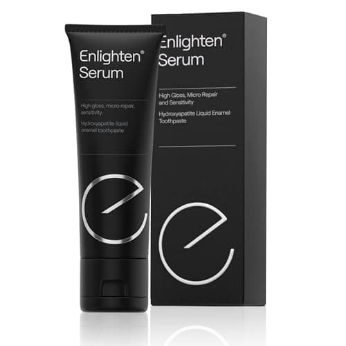Image of Enlighten Serum - Restorative Toothpaste for Sensitive Teeth, 75 ml - Suitable for Daily Use, Enamel Repair, Vegan Formula with Hydroxyapatite, Protection and Regeneration