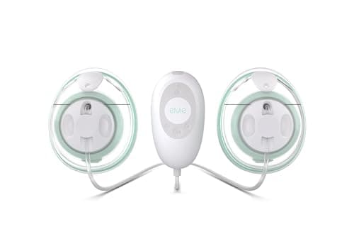 Image of Elvie Stride 1, Double Breast Pump, Electric Breastfeeding Pump, Hands-Free & Portable & Wearable, Newborn Essentials, App-Controlled & Ultra-Quiet