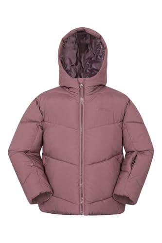 Image of Mountain Warehouse Cortina Kids Padded Ski Jacket Dark Pink Kids Size 9-10 Years