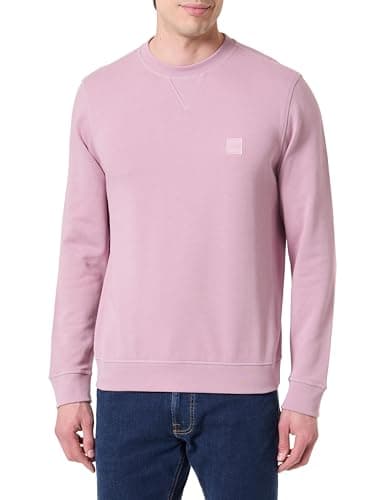 Image of BOSS Men's Sweatshirt, Light/Pastel Purple 539, M