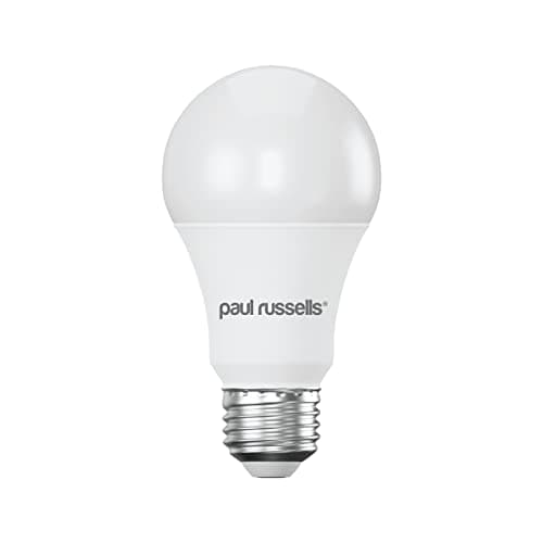 Image of paul russells LED GLS - Dimmable Edison Screw Light, 14W 1521 Lumens E27 A70 LED Bulbs, 100w Equivalent, 6500K Daylight, Dimmer Standard ES Energy Saving Ceiling Lightbulbs, Pack of 1