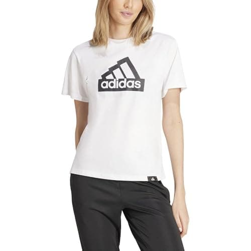 Image of adidas Women's Modern Essentials Graphic TEE, White, S