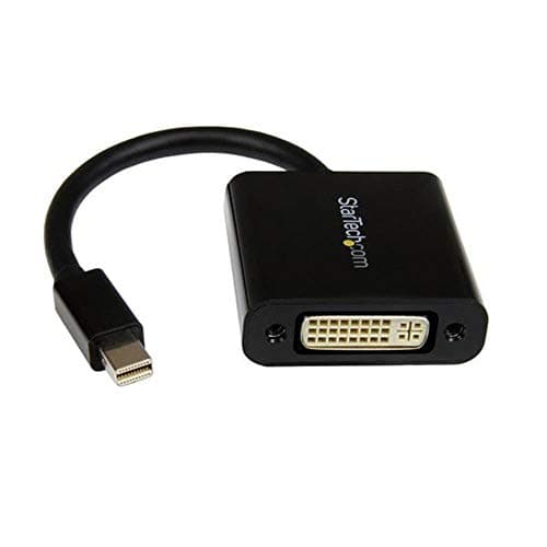 Image of StarTech.com Mini DisplayPort to DVI Video Adapter Converter - Black Mini DP to DVI - 1920x1200